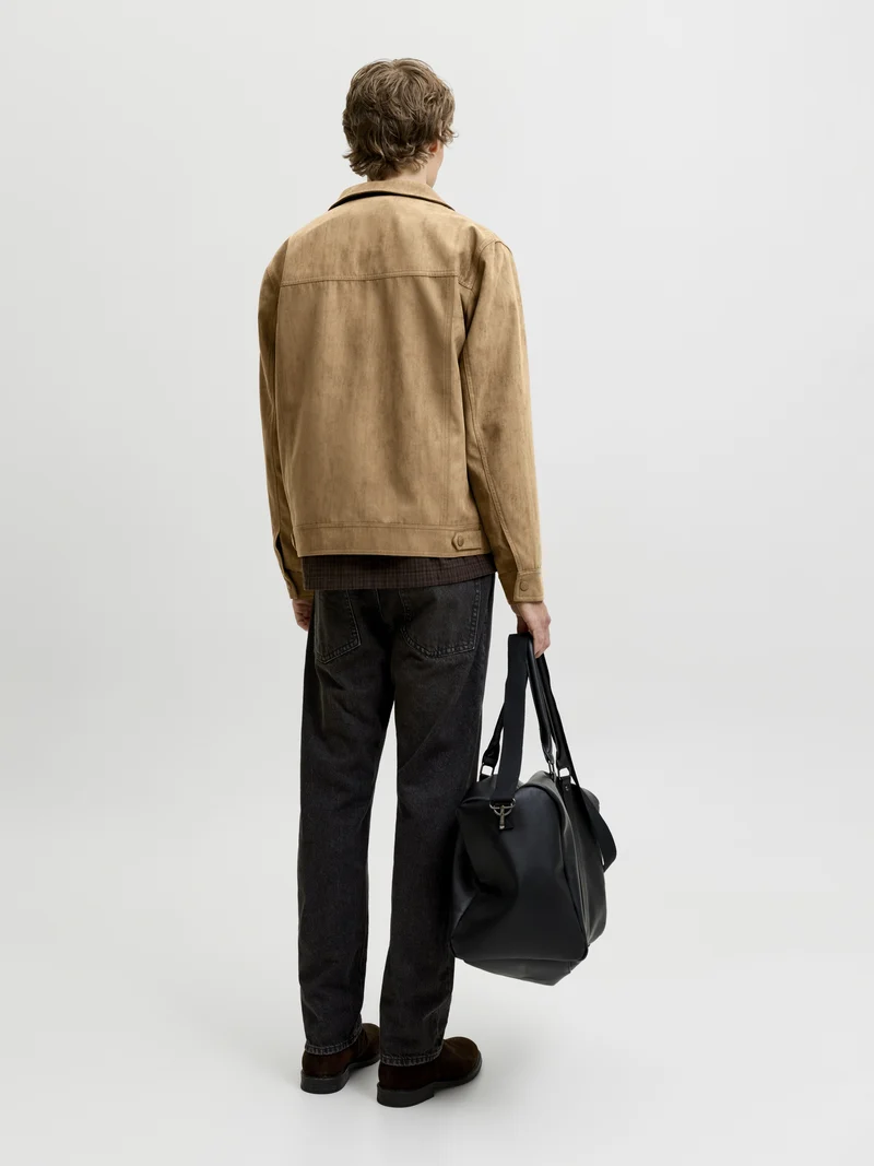 JPRBLAWAYNE TRUCKER JACKET, Petrified Oak
