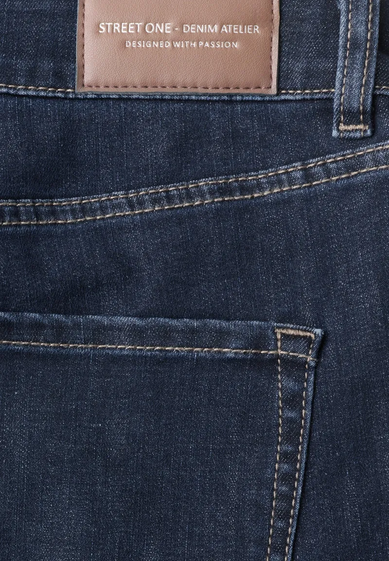 Style Karlie Barrel,hw,dark bl, Dark Blue Washed