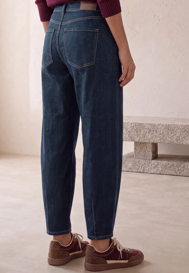 Style Karlie Barrel,hw,dark bl, Dark Blue Washed