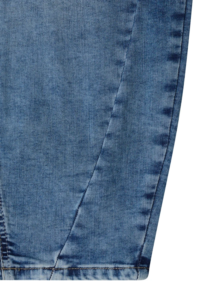 CECIL - High Waist Barrel Leg Jeans "Scarlett" - Farbe: light blue used wash