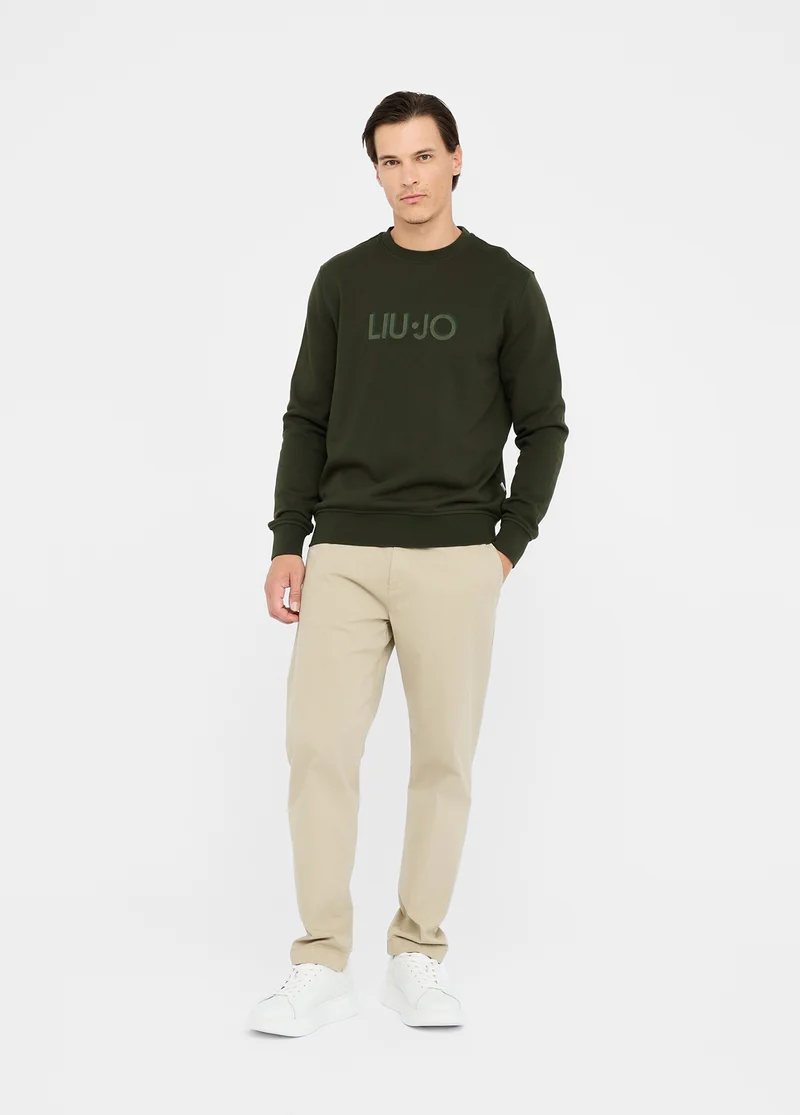 Cotton Sweatshirt with Logo
