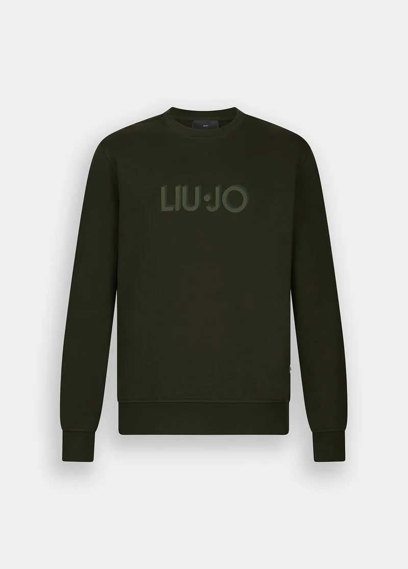 Cotton Sweatshirt with Logo