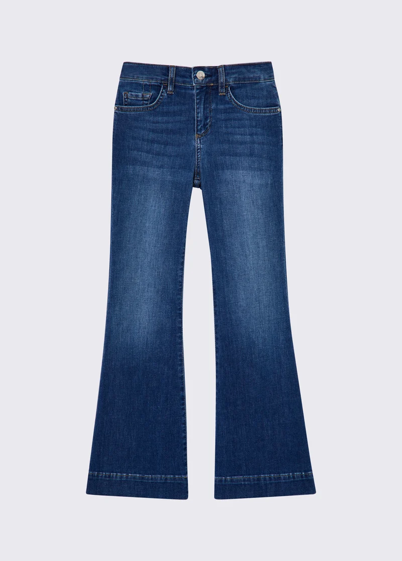 High-Rise Bootcut Jeans