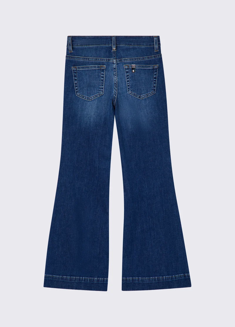 High-Rise Bootcut Jeans