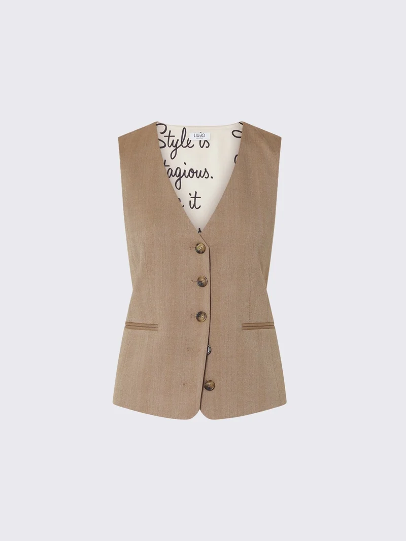 Gilet with Toggles