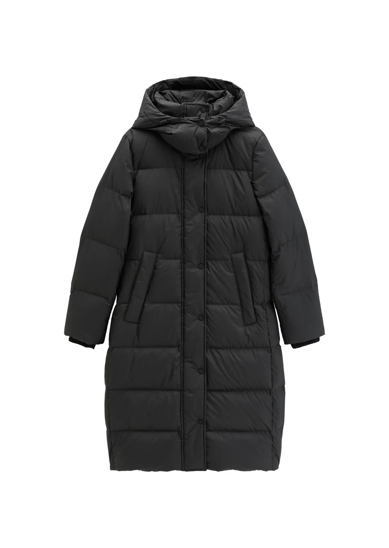 Woven Outdoor Coats, Black