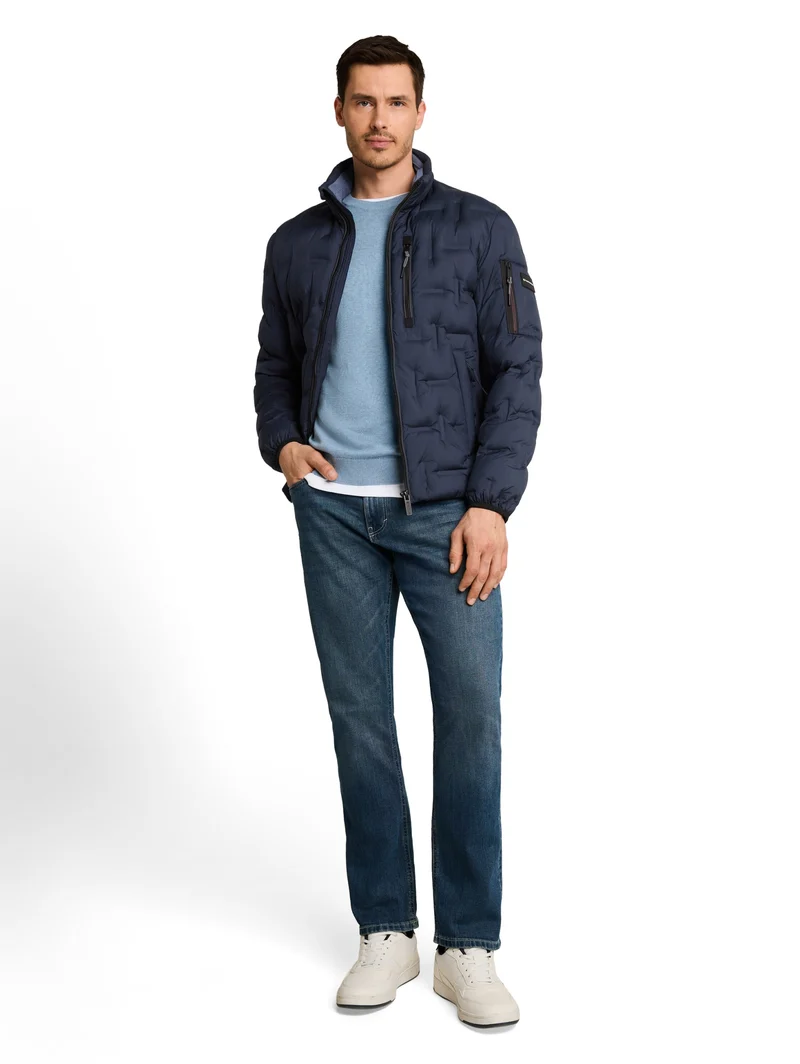 decorative hybrid jacket, sky captain blue