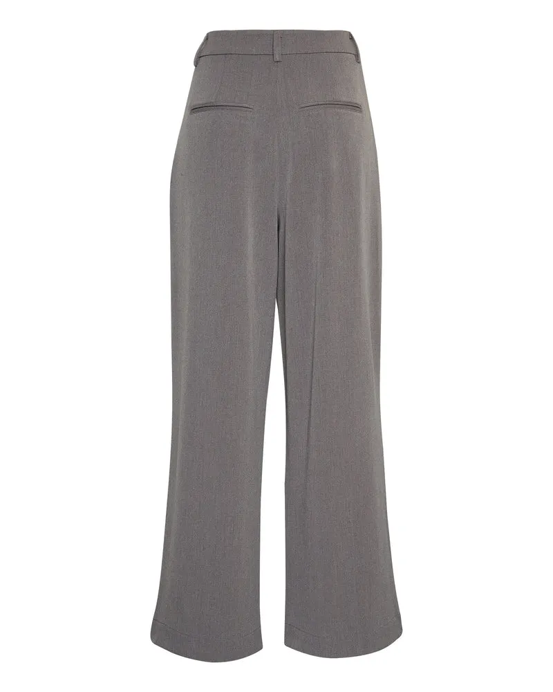 MSCHHenrika HW Pants, grey melange