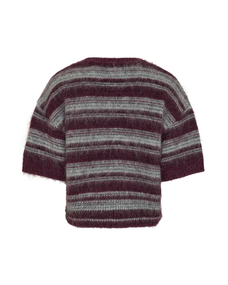 MSCHLycie 2 4 Pullover STP, P Purple H Gray
