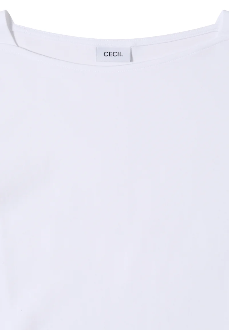 NOS Basic Boatneck Shirt, White