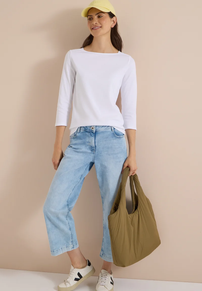 NOS Basic Boatneck Shirt, White