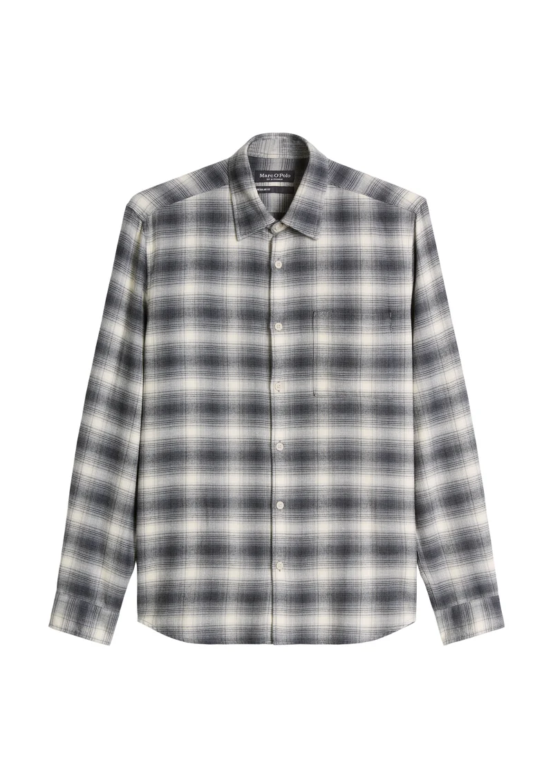 Woven Shirts Longsleeve, Dark Blue_Multi_01