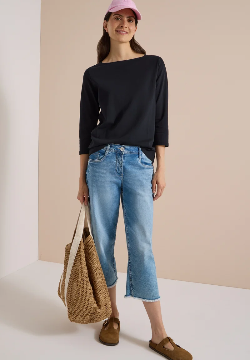 NOS Basic Boatneck Shirt, Black