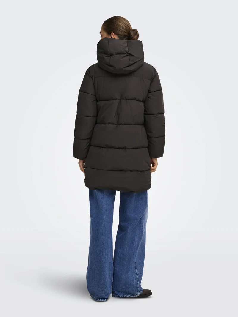 ONLJUTA PUFFER COAT OTW, Chocolate Torte
