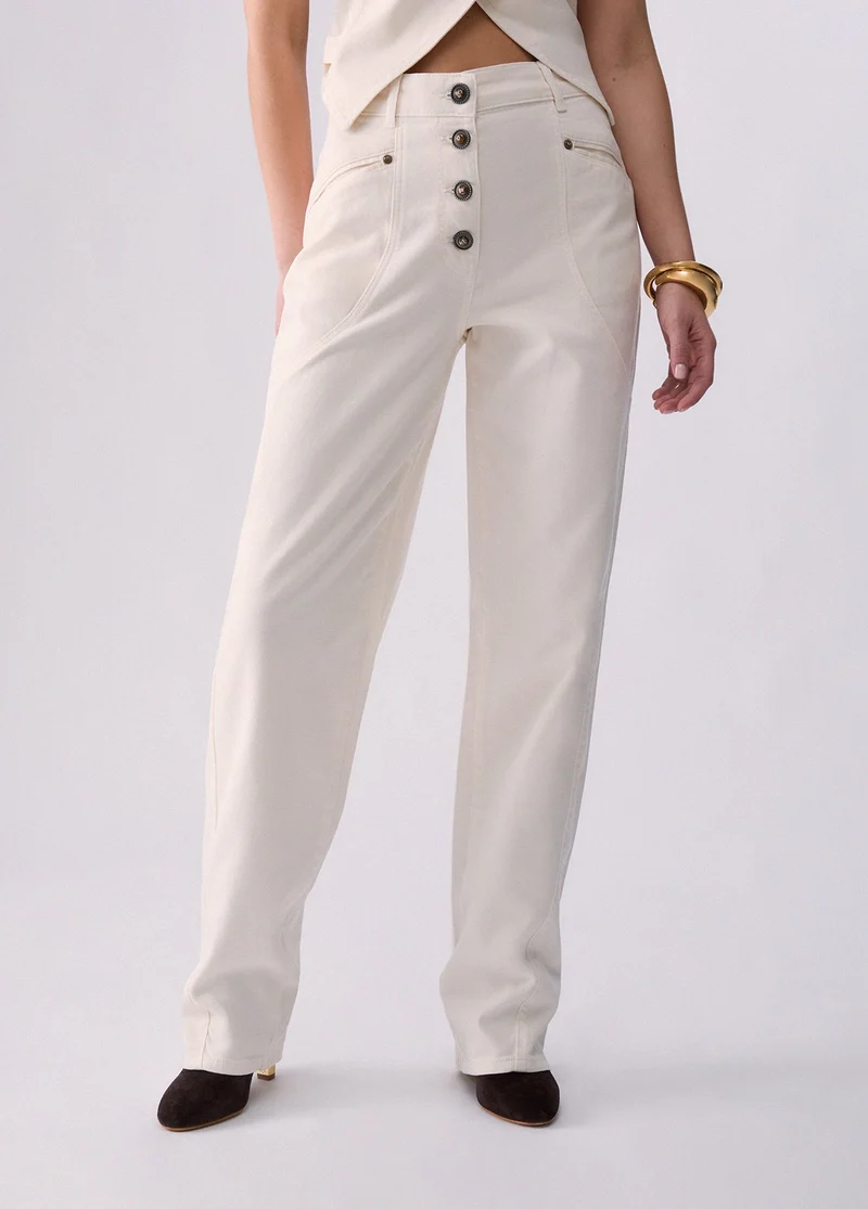 Low-rise baggy pants