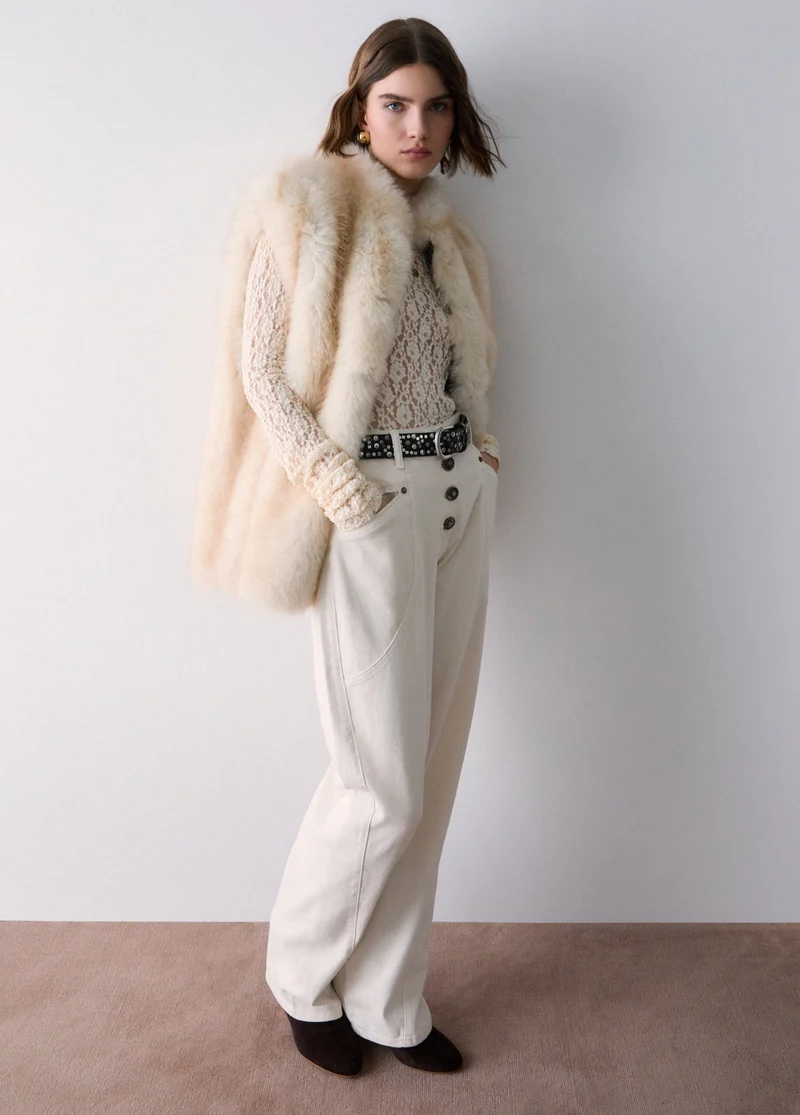 Low-rise baggy pants