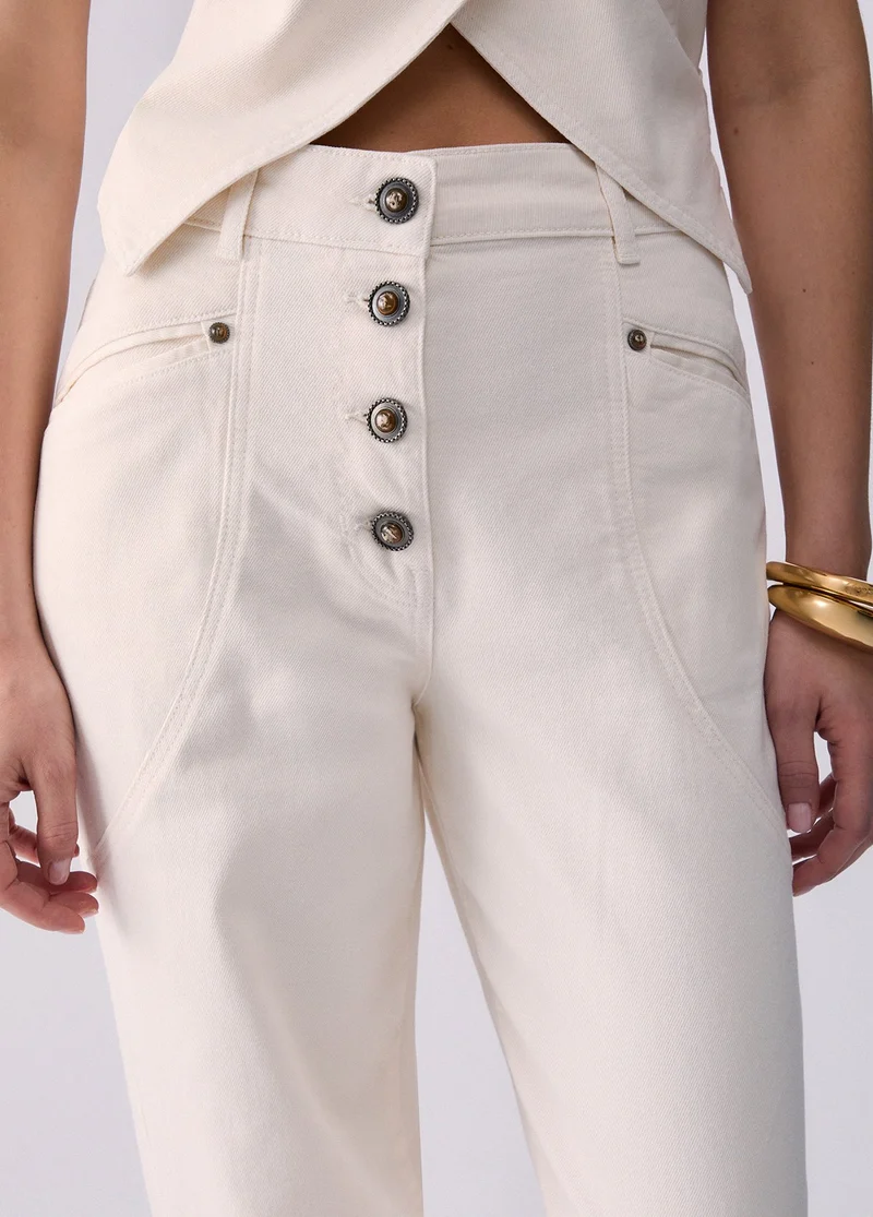 Low-rise baggy pants