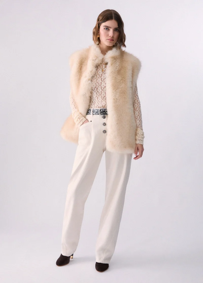 Low-rise baggy pants