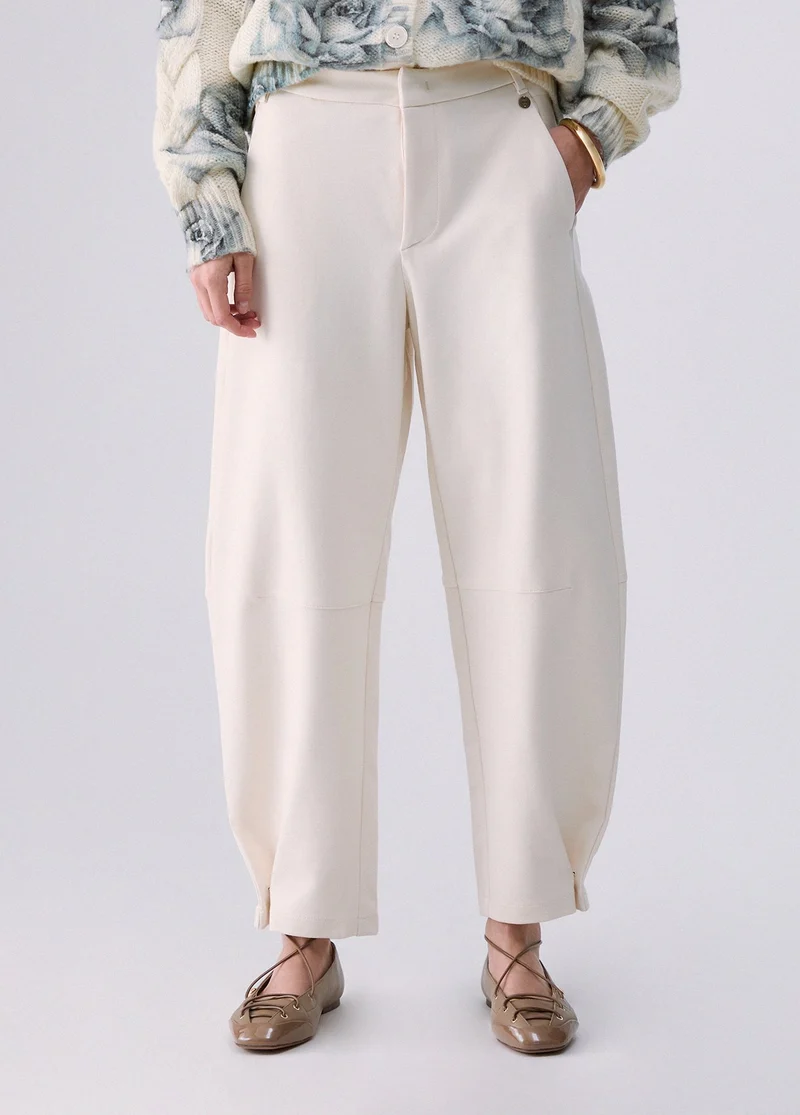 Balloon pants in punto milano