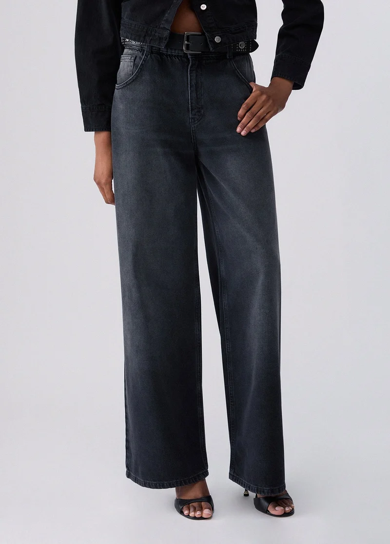 Flare Jeans with Belt
