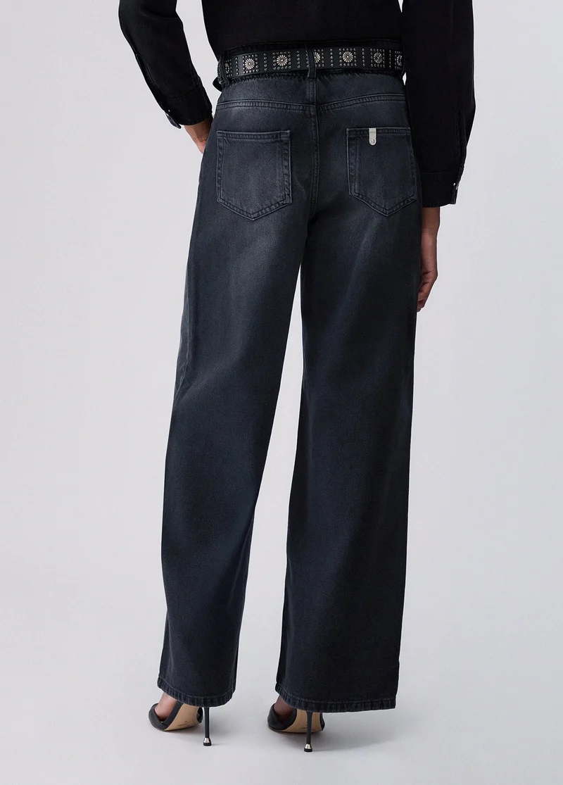 Flare Jeans with Belt
