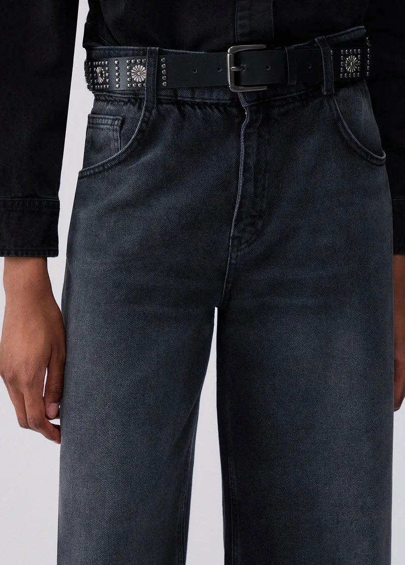 Flare Jeans with Belt