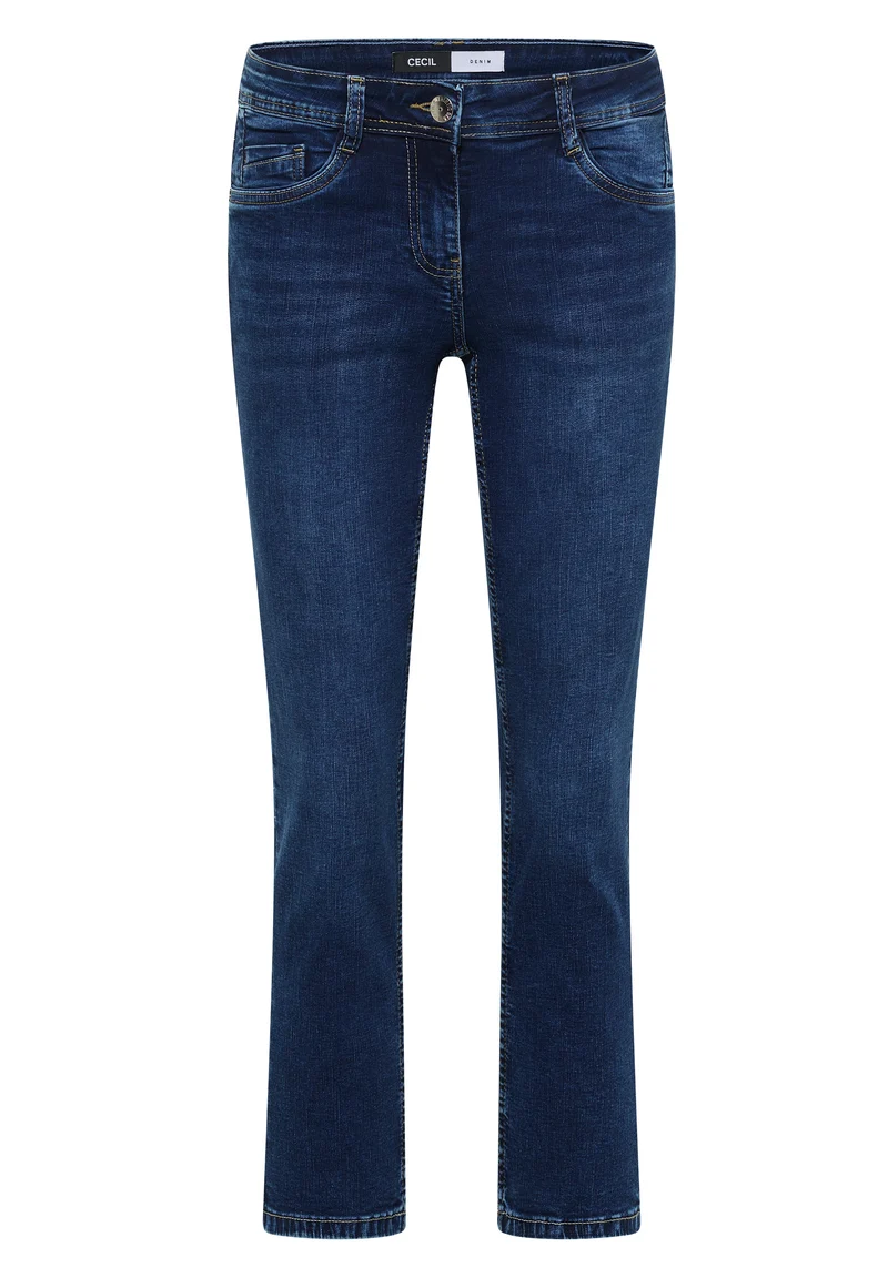 CECIL - Jeans Hose im Style Scarlett im Casual Fit - Farbe: Blau