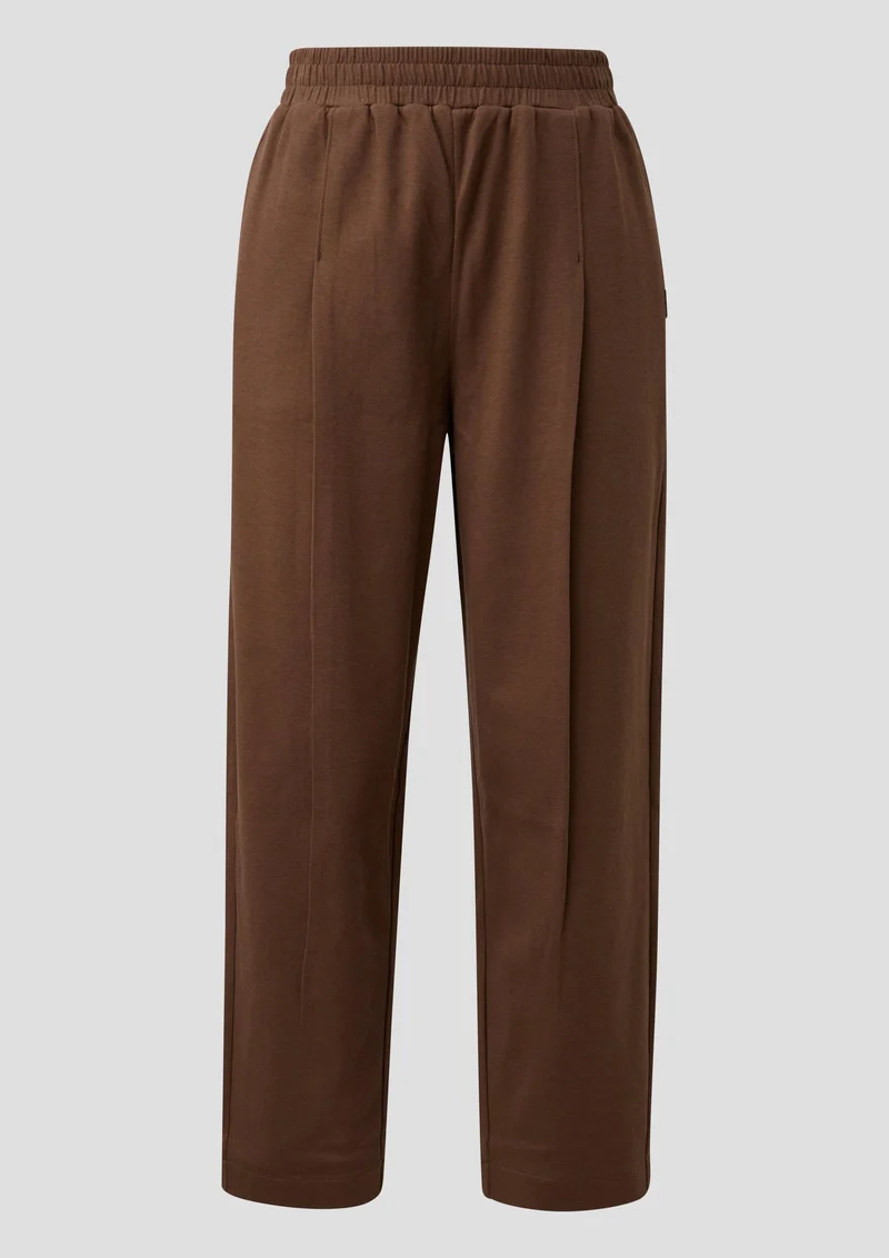 QS - Jogstyle-Hose aus Interlockjersey - Farbe: Braun
