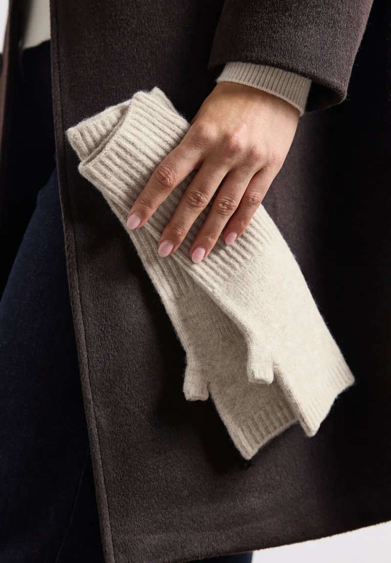 OP_Arm Warmers_Fine Knit Set, Soft Sand Mel.