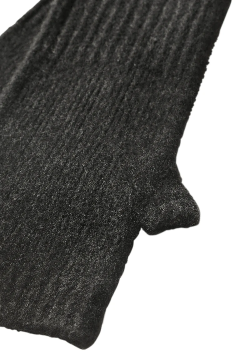 OP_Arm Warmers_Fine Knit Set, anthracite melange