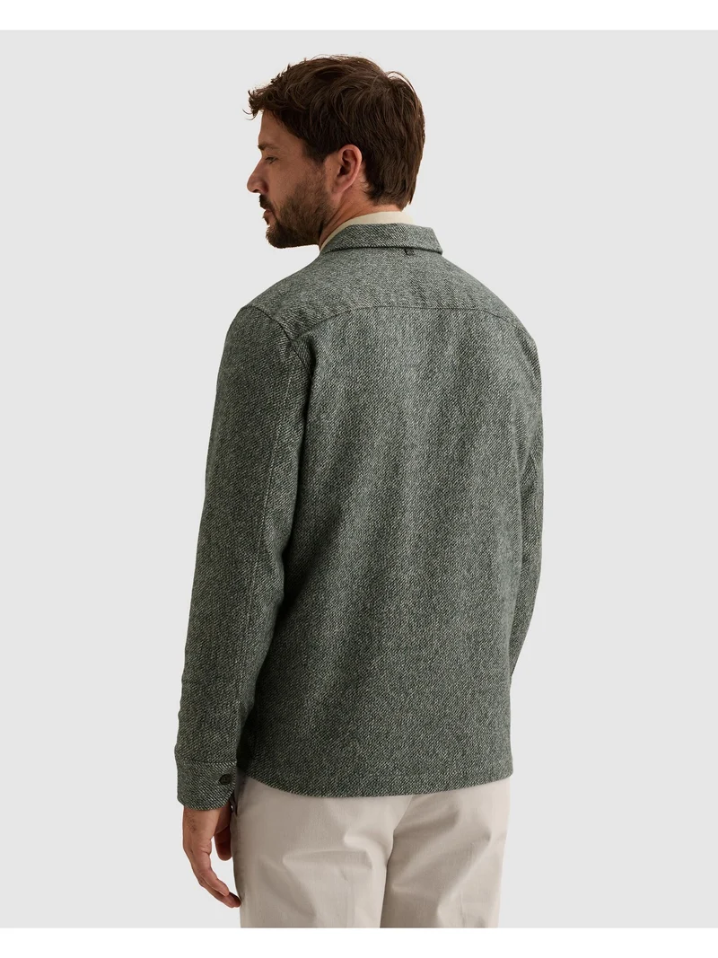 Long sleeve shirt Solid Brushed Mo, Dark Sea