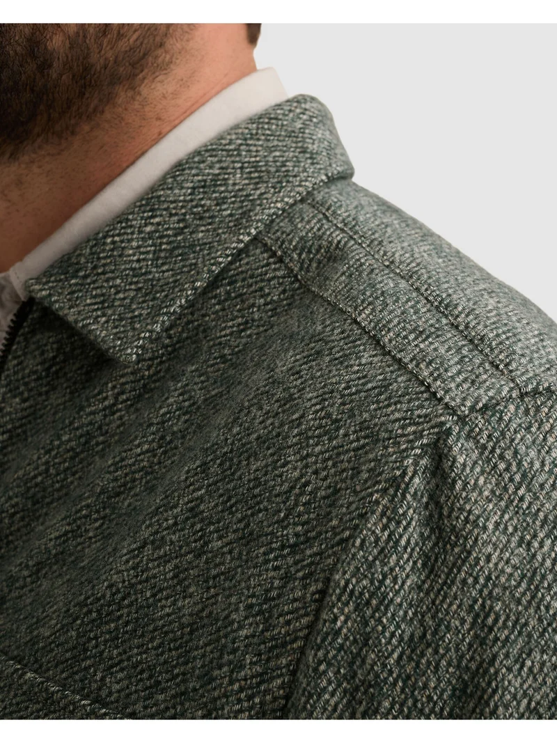 Long sleeve shirt Solid Brushed Mo, Dark Sea