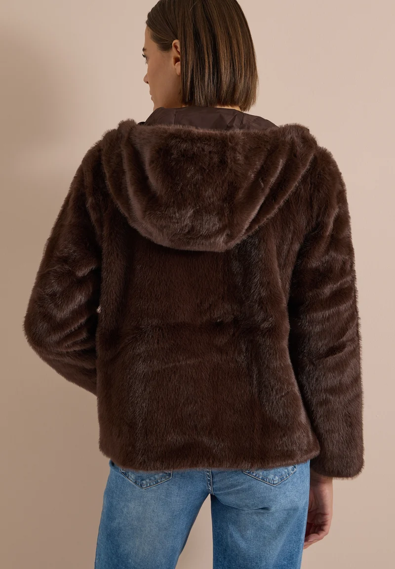 TOS Fur Matmix Jacket, chocolate sauce brown