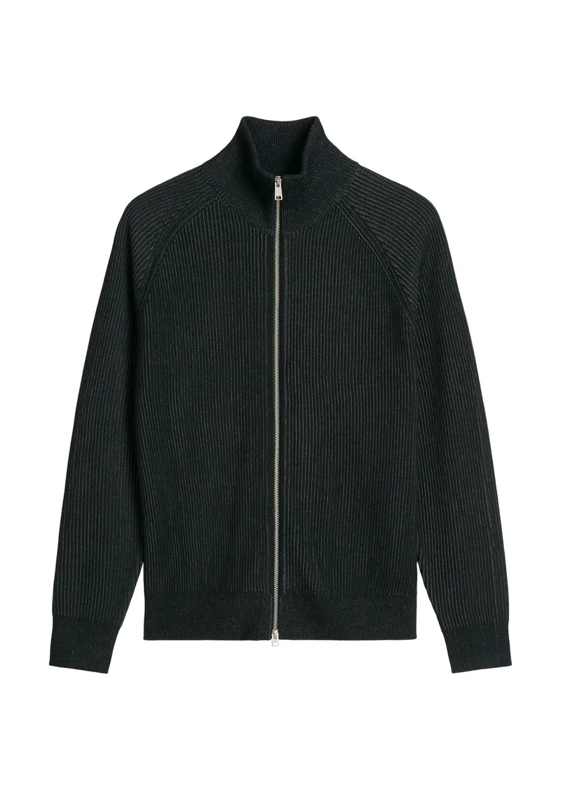 Knit Cardigans Longsleeve, Black_Multi_01