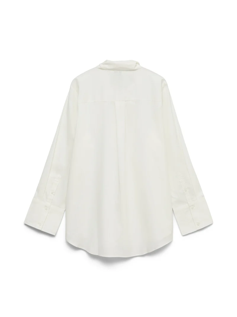 VMSYNNE LS NECK SCARF SHIRT WVN NOO, Snow White