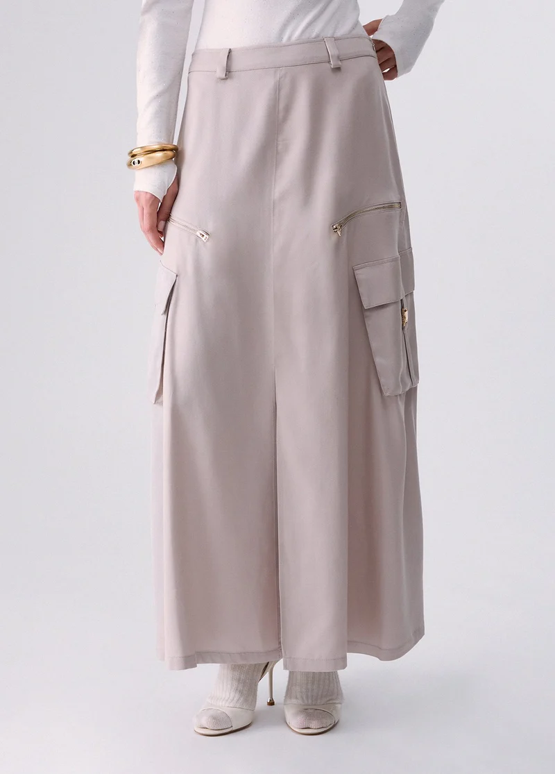 Long Cargo Skirt