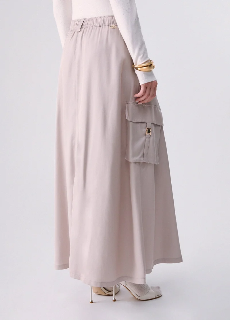 Long Cargo Skirt