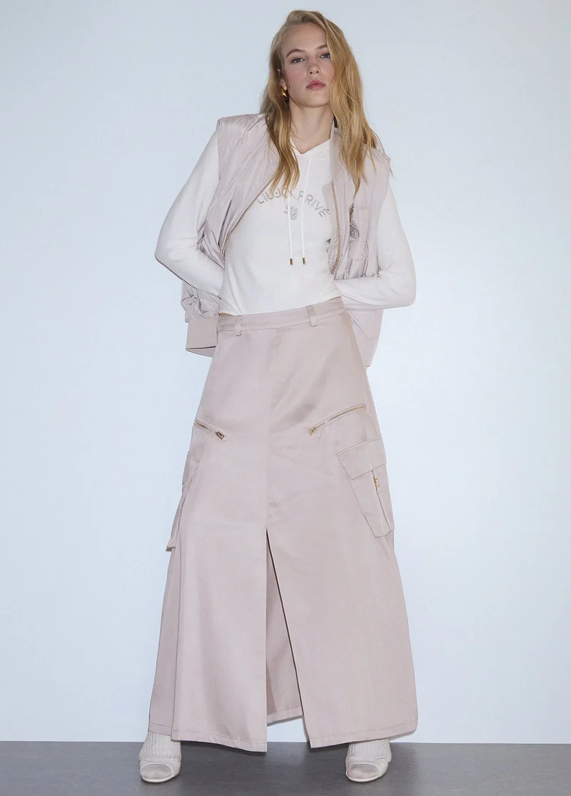 Long Cargo Skirt