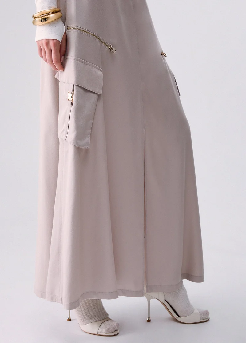 Long Cargo Skirt