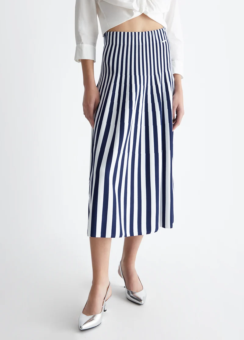 Striped Knit Skirt