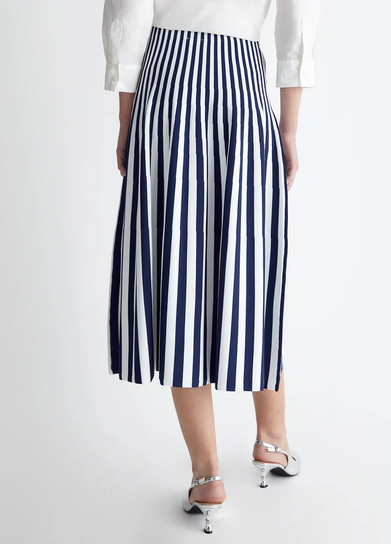 Striped Knit Skirt