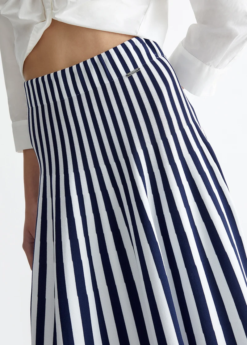 Striped Knit Skirt