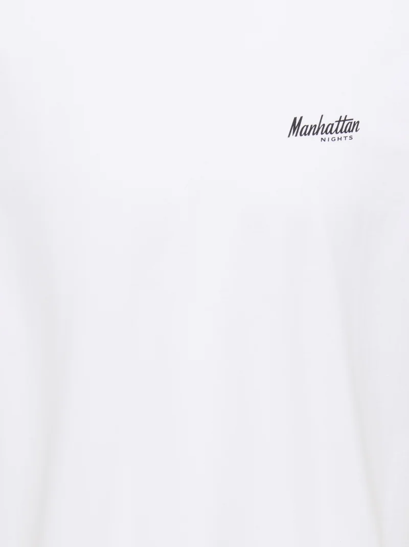 ONSFRED DRINKS LIFE RLX SS TEE, Bright White/MANHATTAN