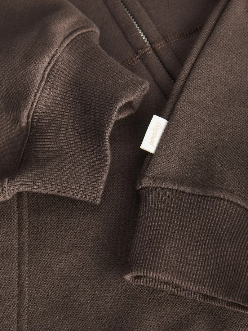JORNORREBRO FRONT SWEAT ZIP HOOD, Java