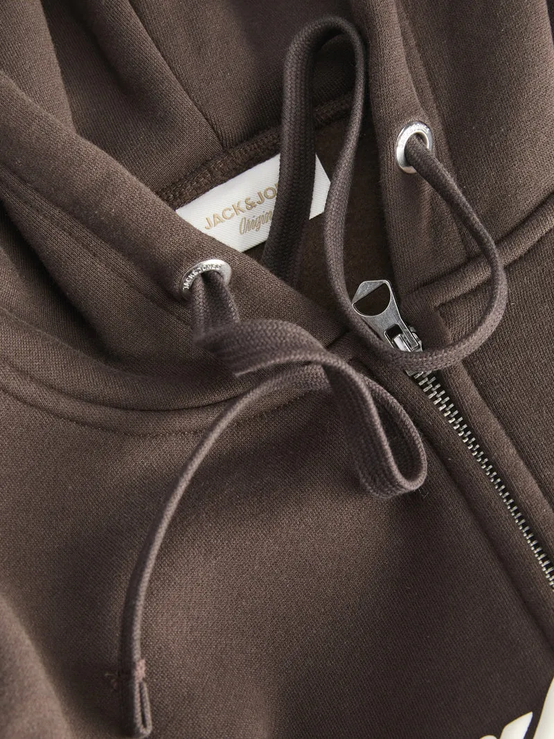 JORNORREBRO FRONT SWEAT ZIP HOOD, Java