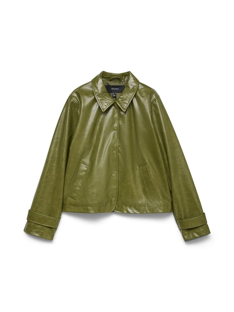 VMDASH SHORT COATED JACKET, Sphagnum