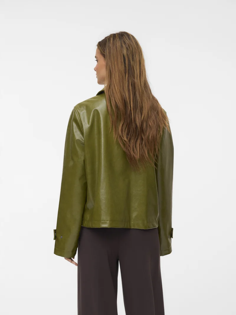 VMDASH SHORT COATED JACKET, Sphagnum