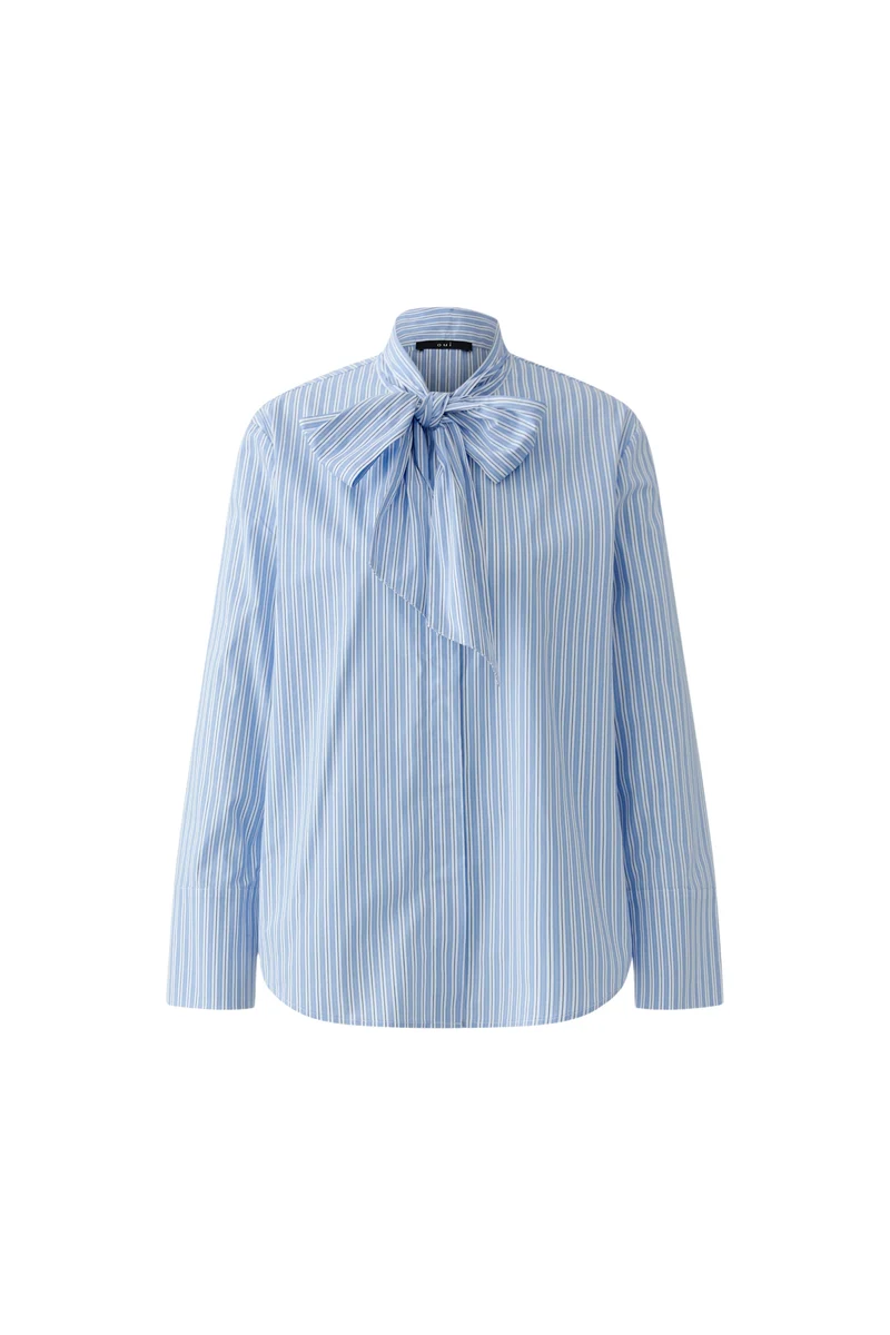 Bluse, blue white