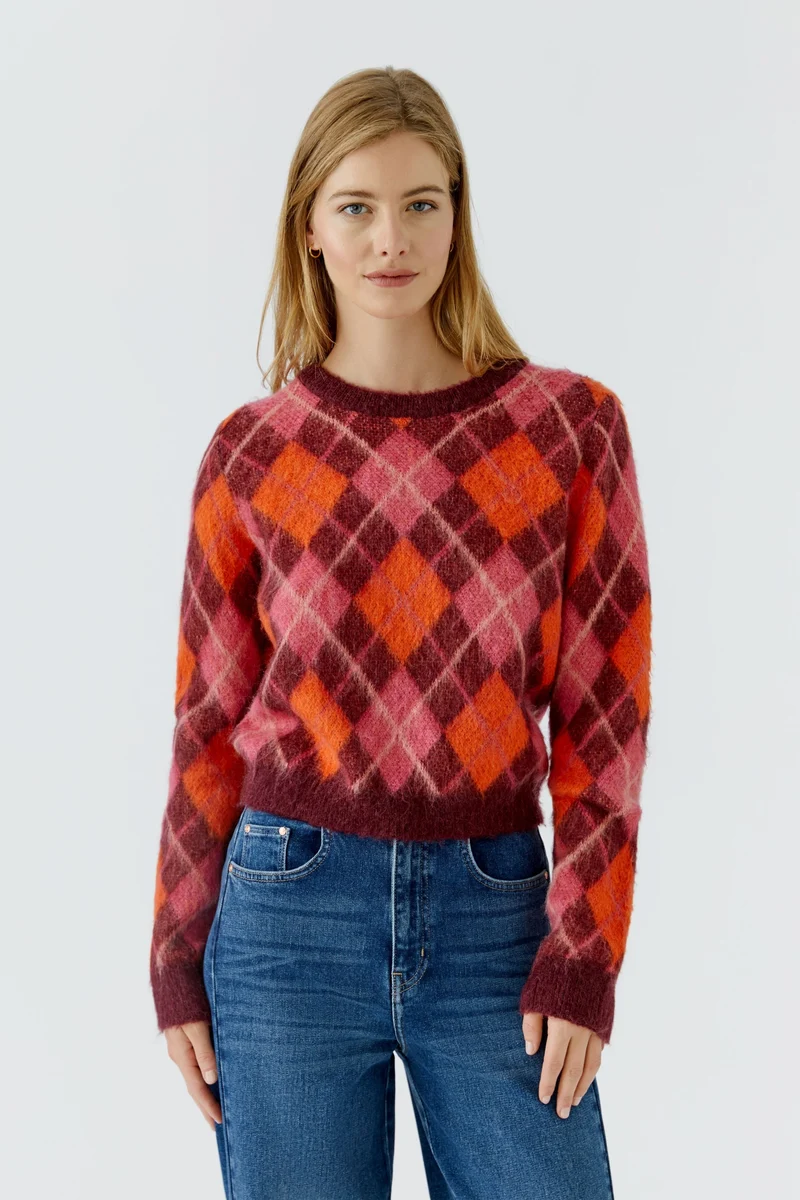 Pullover, dk red red