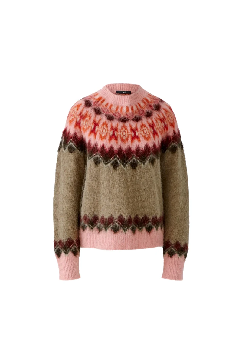 Pullover, lt brown rose